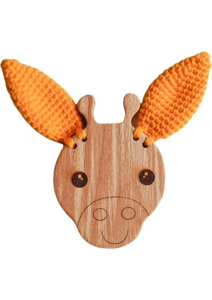 Amigurumi Zürafa Diş Kaşıyıcı
