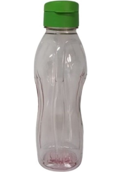 Plastik Suluk Sporcu Matarası - 750 ml - Şeffaf