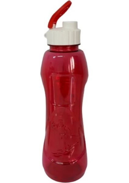 Plastik Suluk Sporcu Matarası - 750 ml - Kırmızı Renkli modelleri