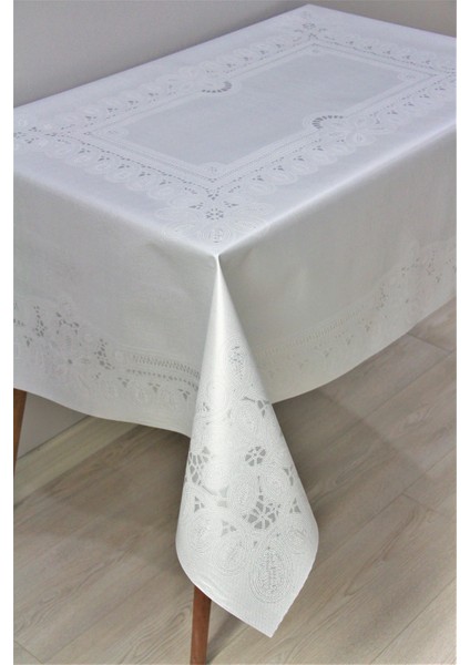 Elyaf Astarlı Silinebilir Pvc 120X160 cm Hazır Muşamba Masa Örtüsü - Doradüzzincir
