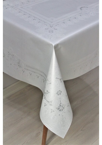 Elyaf Astarlı Silinebilir Pvc 120X160 cm Hazır Muşamba Masa Örtüsü - Doradüzzincir modelleri
