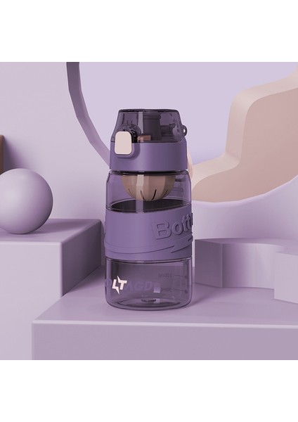 Büyük Kapasiteli Spor Bardağı 500 ml Fırtına Moru (Yurt Dışından)