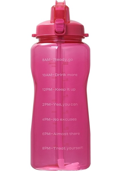 2000 ml Hasır Şişeli Sıçrama Kapağı Kırmızı (Yurt Dışından)