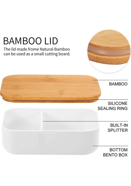 Sefer Tası Öğle Yemeği Kutusu Sızıntı Geçirmez Bento Kutusu Yetişkinler Çocuklar Öğle Yemeği Kutusu 1000 ml. (Yurt Dışından) modelleri