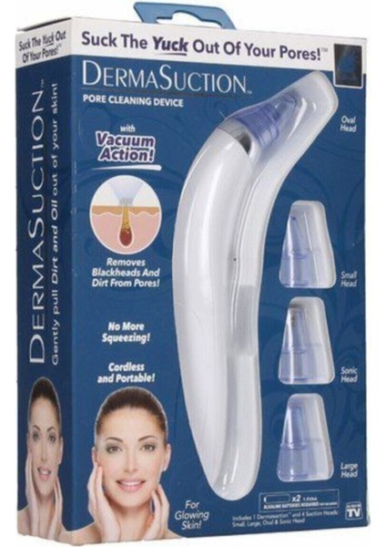 Derma Suction 40 Kpa Vakumlu Siyah Nokta ve Yüz Temizleme Cihazı DRMASUC-VKM04