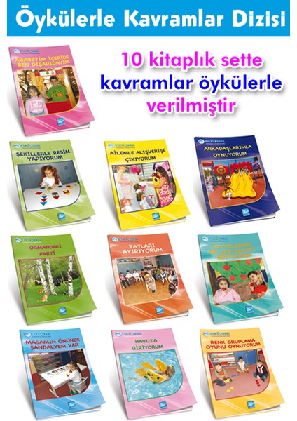 Öykülerle Kavramlar Dizisi Öykü Seti (3 6 Yaş)