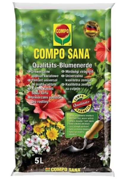 Compo Çiçekli Bitki Toprağı 5 Lt