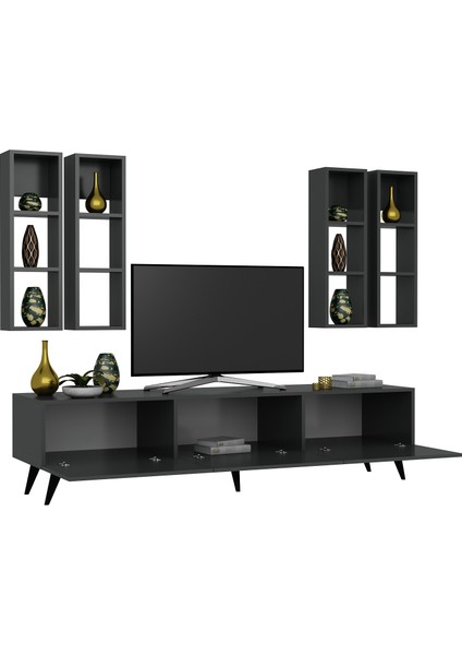 Tv Ünitesi Q3002-4 Antrasit fırsatları