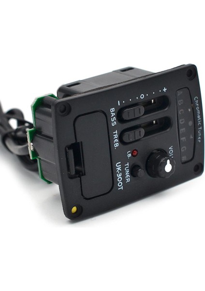 UK-300T Ukulele Piezo Pickup Preamp 2 Band Eq Tuner Sistemi Ukulele Eq 68 cm Için (Yurt Dışından)