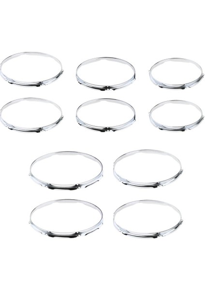 2 Adet 10IN Davul Hoop 6 Lug 1.5mm 10 Inç 6 Delik (Yurt Dışından)