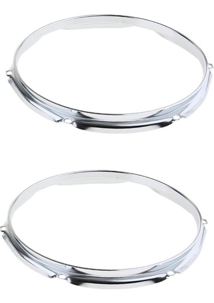 2 Adet 10IN Davul Hoop 6 Lug 1.5mm 10 Inç 6 Delik (Yurt Dışından)