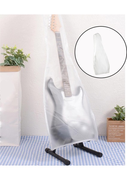 Görünür Saydam Gitar Kapağı Mat Toz Geçirmez Çanta Koruyucu Kol Elektrik (Yurt Dışından) fırsatları