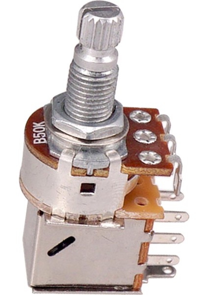2 Adet Push Pull Dpdt Ses Konik Gitar Potansiyometre Kontrol Anahtarı Pot B50K (Yurt Dışından)