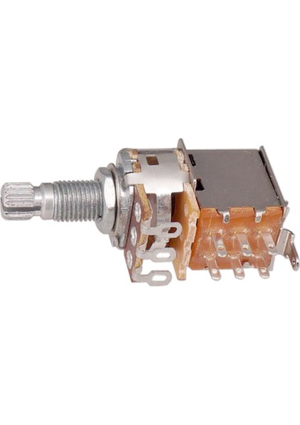 2 Adet Push Pull Dpdt Ses Konik Gitar Potansiyometre Kontrol Anahtarı Pot B50K (Yurt Dışından)