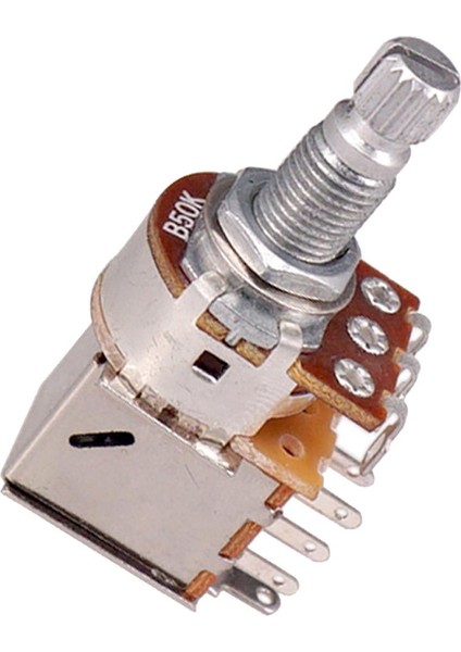 2 Adet Push Pull Dpdt Ses Konik Gitar Potansiyometre Kontrol Anahtarı Pot B50K (Yurt Dışından)