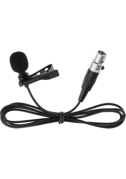 Kablosuz Mikrofon Xlr 3-Pin Bağlayıcı Lavalier Mikrofon Metal Klipsi (Yurt Dışından)