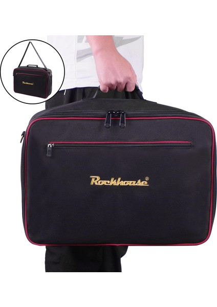 Gitar Efektleri Için Saklama Çantası Ayarlanabilir Paketi Pedal Kartı Kılıfı Orta (Yurt Dışından) fırsatları