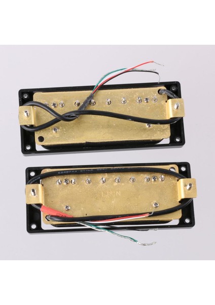 2 Adet 8 Dize Humbucker Pickup Boyun / Elektro Gitar Aksesuarları Köprüsü (Yurt Dışından)