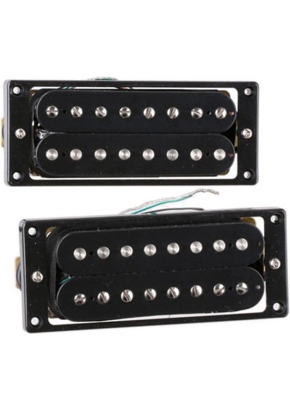 2 Adet 8 Dize Humbucker Pickup Boyun / Elektro Gitar Aksesuarları Köprüsü (Yurt Dışından)