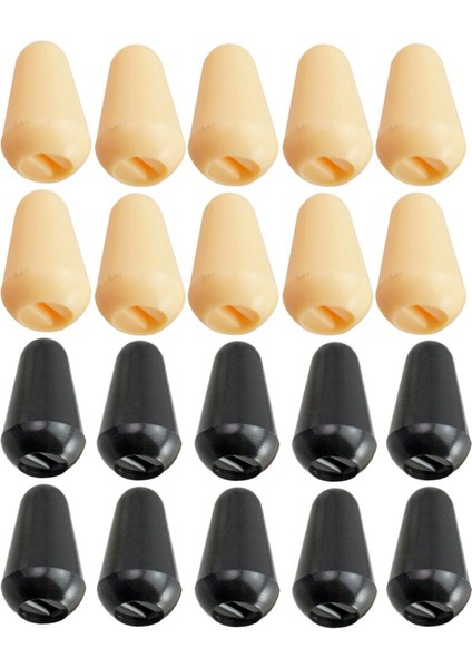 20 Adet 4mm Plastik 5 Veya 3 Yollu Geçiş Anahtarı Knobs St Sq Guitars Için Ucu Kapaklar (Yurt Dışından)