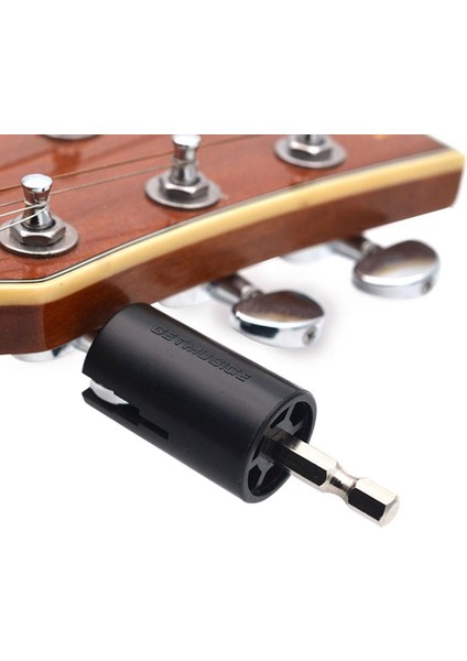 2 Adet Dayanıklı Gitar Değiştirme Elektrikli Matkap Dize Sarıcı Fiş Peg Çektirme (Yurt Dışından)
