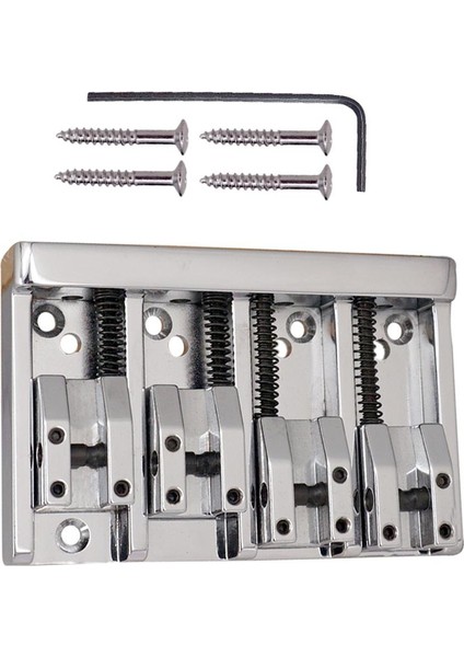 1 Set Demir 4 Dize Elektrik Bas Yedek Köprü Tailpieces 84 x 55MM (Yurt Dışından)