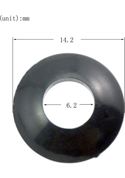 6 Adet Plastik Ferrules Gitar Tuning Pegs Makine Kafaları Için Contası (Yurt Dışından)