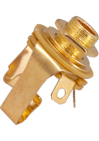 2 Adet 6.35MM Stereo Giriş Soket Paneli Montaj Elektrik Bas Gitar Için A (Yurt Dışından)