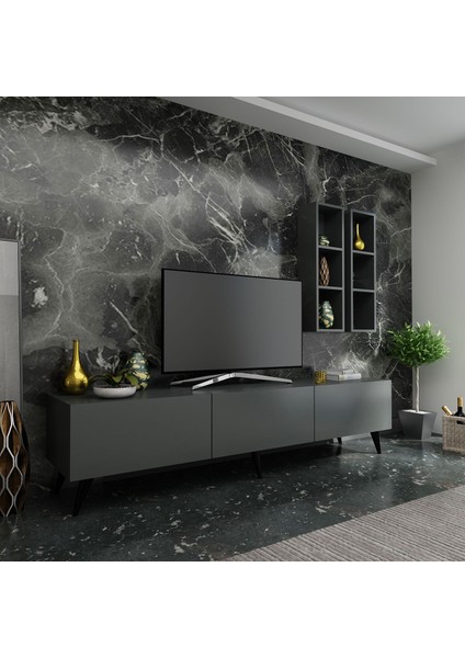 Tv Ünitesi Q3003-4 Antrasit fiyatları