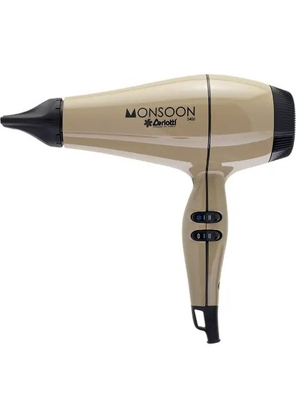 Monsoon 3400 Saç Kurutma Makinesi Kapuçino (Made In Italy)