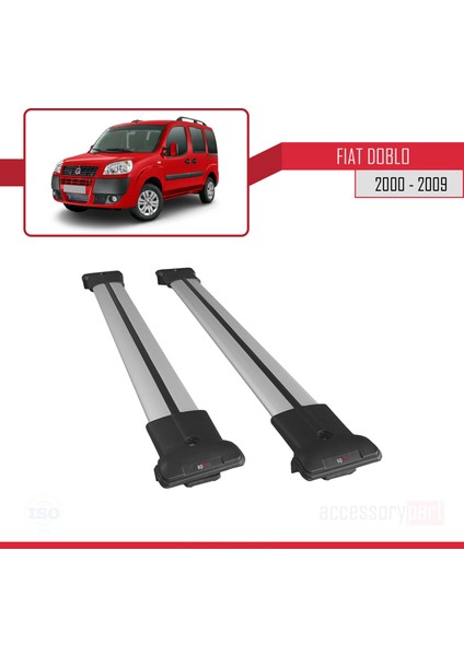 Fiat Doblo 2000-2009 Arası Fly Model Ara Atkı Tavan Barı Gri fiyatları