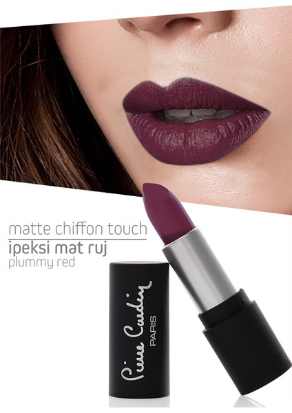 Matte Chiffon Touch Lipstick - Plummy Red 190 11201