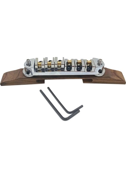 Köprü Rulo Eyer W / Archtop Caz Elektrik Gitar Aksesuar Gümüş Yerine (Yurt Dışından) modelleri
