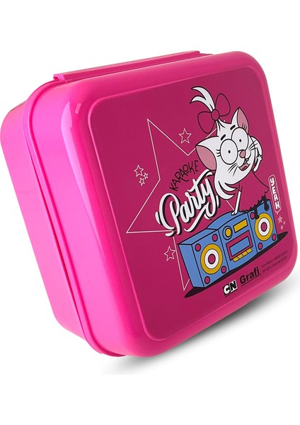 Kral Şakir Canan Modelli Pembe Beslenme Kabı
