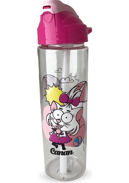 Kral Şakir Canan Modelli Pembe Su Matarası
