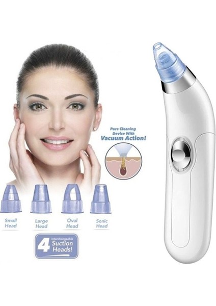 Suction Pilli Vakumlu Siyah Nokta Cilt Temizleyici Temizleme Cihazı