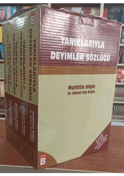 Tanıklarıyla Deyimler Sözlüğü 5' li Kitap Set fiyatları