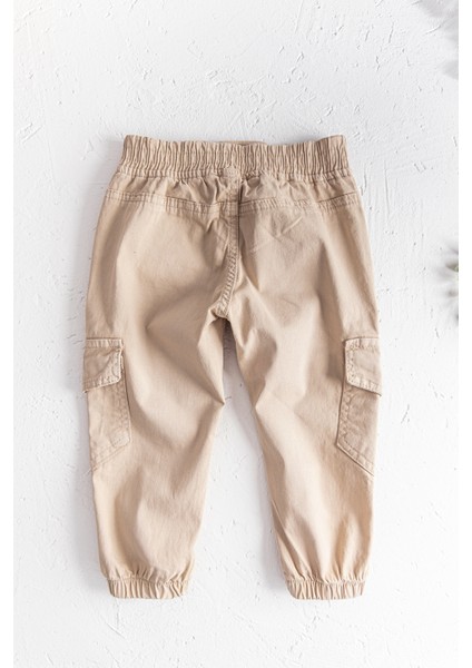 Gabardin Kumaş Erkek Çocuk Kargo Pantolon