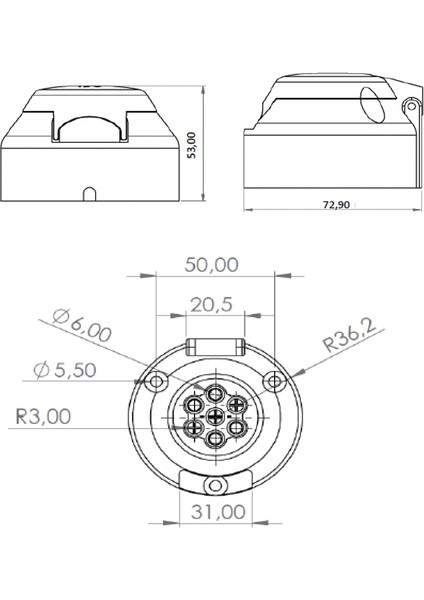 Römork Soketi - 7 Pin