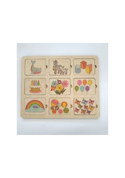 Renkli Sayılar ve Değerleri Puzzle