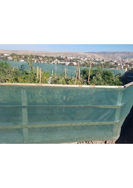 Gölgelik File Oto Gölgelik - 75lik - 6 Metre En Yeşil - Düz Kenar - Sera Üstü Gölgelik Zeytin Filesi