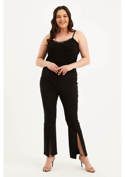 Beli Lastikli Önü Yırtmaçlı Pantolon fiyatları