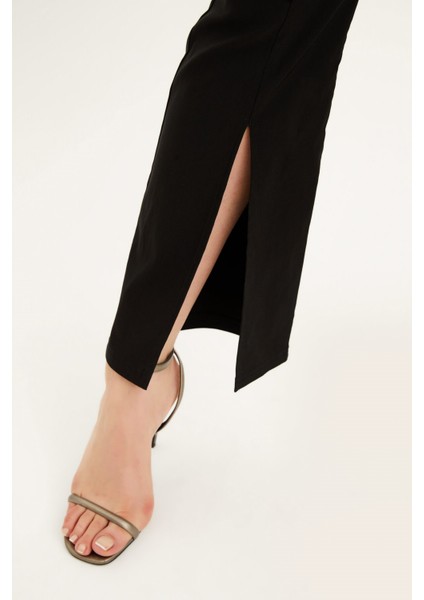 Beli Lastikli Önü Yırtmaçlı Pantolon indirimleri