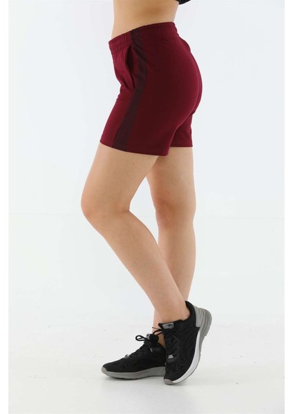 Regular Kadın Bordo Şort 20309 modelleri