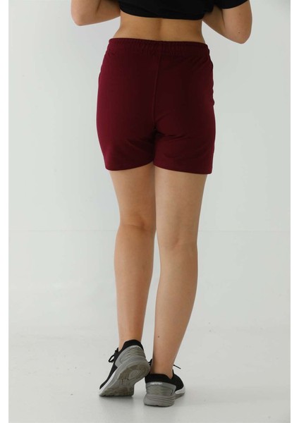 Regular Kadın Bordo Şort 20309 fırsatları