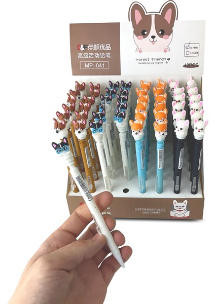 Minik Maskot Başlıklı 0.7 Uçlu Kalemler