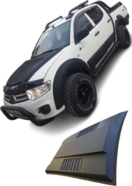 Mıtsubıshı L200 2019 ve Üzeri Uyumlu Offroad Pickup Plastik Scoop Kaput Kabartma Kaput Kaplama fiyatları