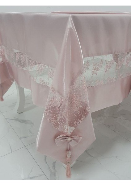 Gelin Lüx Dantelli Monoray Kumaş Pudra Masa Örtüsü Dikdörtgen 170x330 cm - 1029 fiyatları