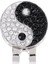 Sağlam Yin Yang Mıknatıslı Şapka Klip Golf Topu Marker Golf Visor Için Fit 3