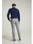 Slim Fit Gri Kaz Ayağı Kumaş Pantolon 8HF03KV17323M 4